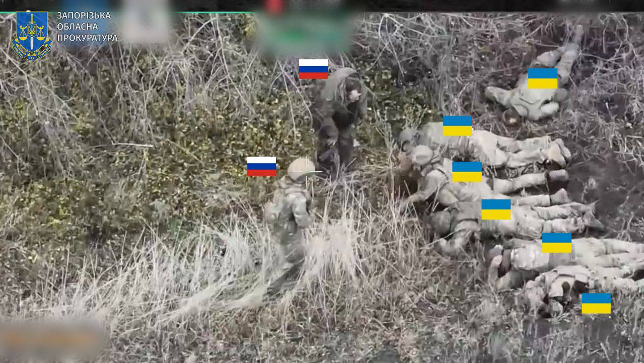 Russian military executes 5 Ukrainian prisoners of war in Zaporizhzhia region